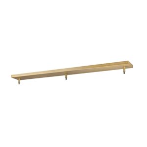 Z-Lite Multi Point Canopy 3-Light Ceiling Plate - Gold