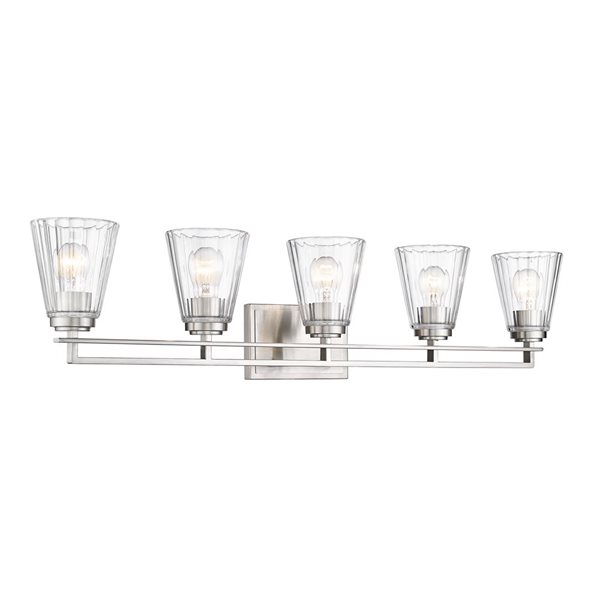 Z-Lite Lyna 5-Light Vanity - Brushed Nickel