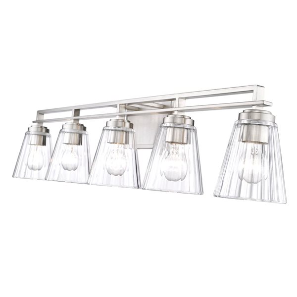 Z-Lite Lyna 5-Light Vanity - Brushed Nickel