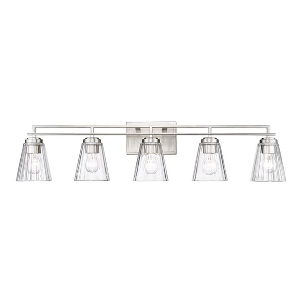 Z-Lite Lyna 5-Light Vanity - Brushed Nickel