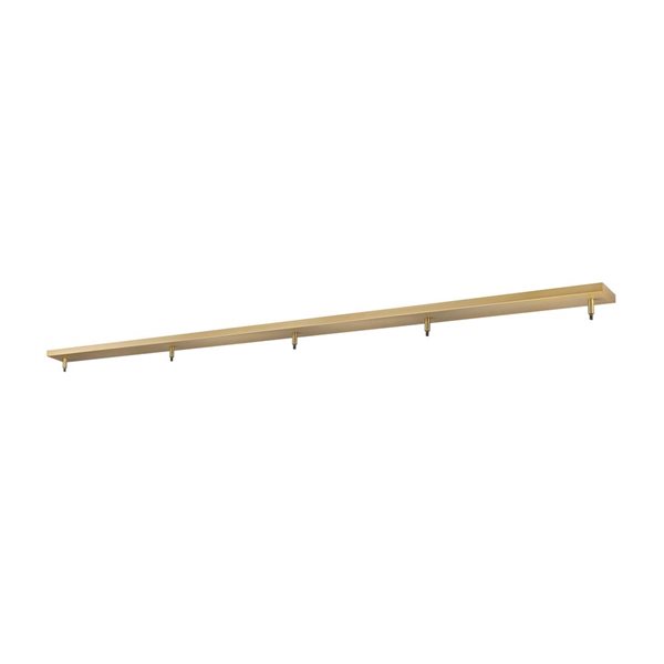 Z-Lite Multi Point Canopy 5-Light Ceiling Plate - Gold