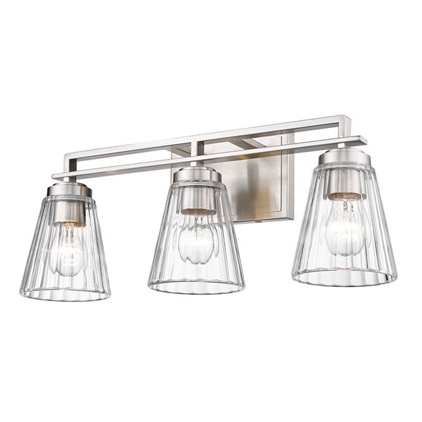 Z-Lite Lyna 3-Light Vanity - Brushed Nickel