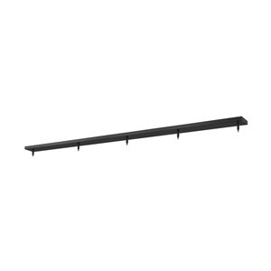 Z-Lite Multi Point Canopy 5-Light Ceiling Plate - Black