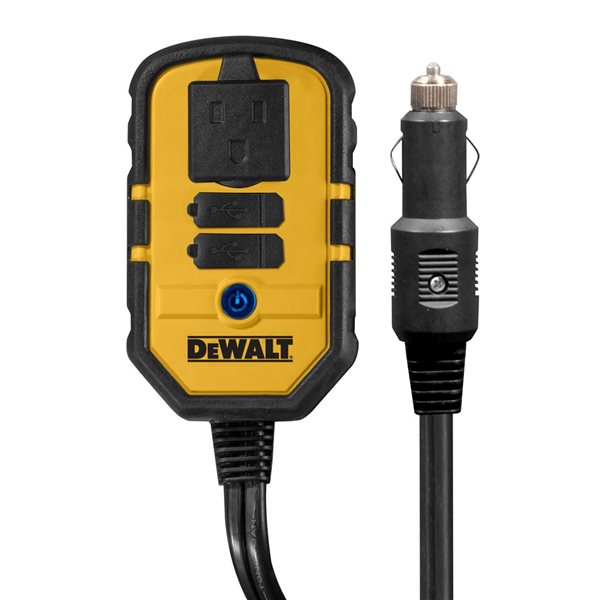 Onduleur DEWALT 140 watts avec ports USB