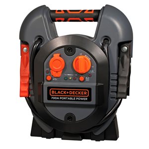 BLACK+DECKER 700 Peak Amp Jump Starter with USB Ports