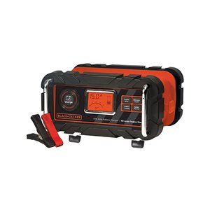 Chargeur/mainteneur de batterie automatique BLACK+DECKER 15 A à démarrage moteur 40 A