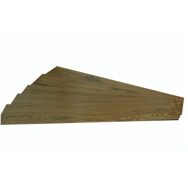 Dundee Deco Falkirk Fermoy II 6 W x 36-in L Brown Peel-and-Stick Vinyl Planks - 10/Box