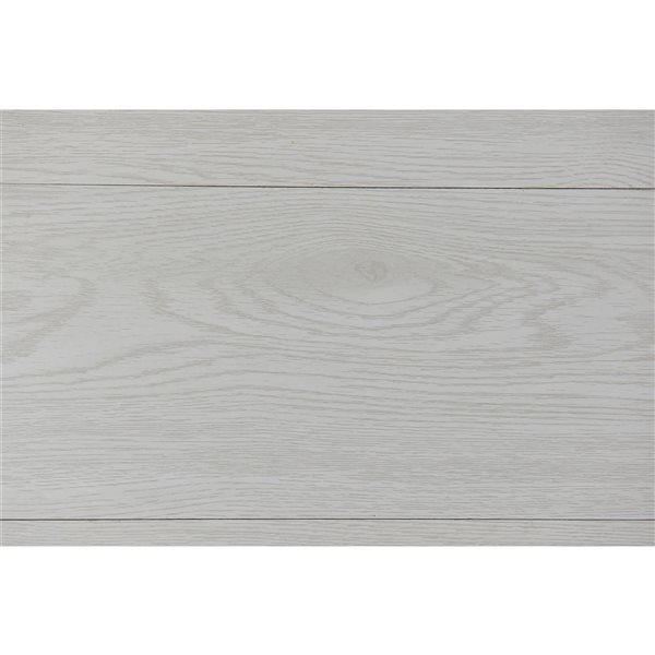 Planche de vinyle autocollante Falkirk Fermoy II de Dundee Deco 6 l. x 36 L. blanc cassé, vendue à l'unité