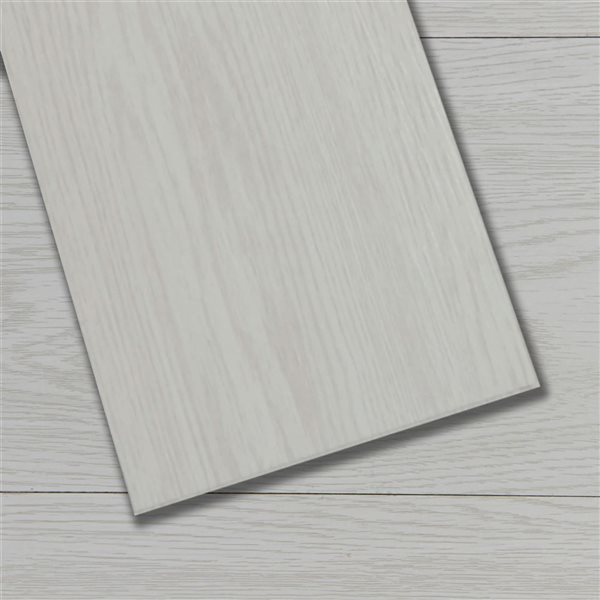 Dundee Deco Falkirk Fermoy II 6 W x 36-in L Off-White Peel-and-Stick Vinyl Planks - 10/Box