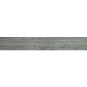 Planche de vinyle autocollante Falkirk Fermoy II de Dundee Deco 6 l. x 36 L. gris, vendue à l'unité