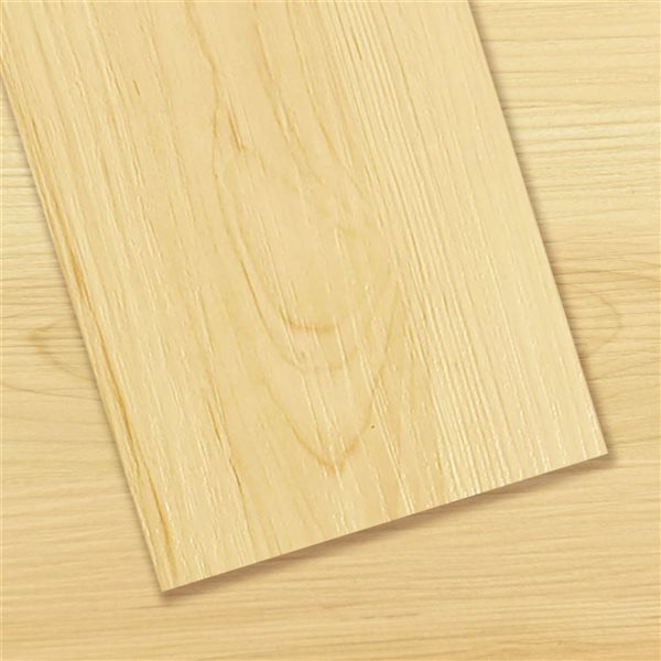 Dundee Deco Falkirk Fermoy II 6 W x 36-in L Beige Peel-and-Stick Vinyl Plank - 1 unit per pack