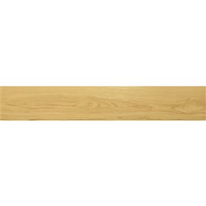 Planche de vinyle autocollante Falkirk Fermoy II de Dundee Deco 6 l. x 36 L. beige, vendue à l'unité