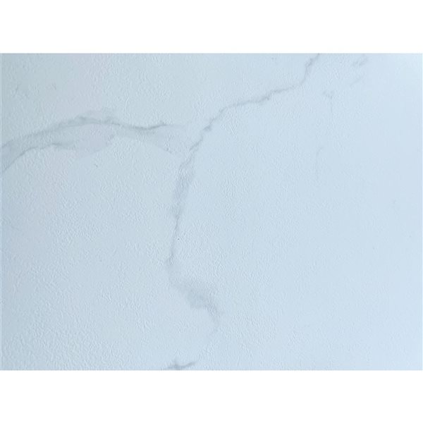 Tuile de vinyle autocollant Falkirk Fermoy II de Dundee Deco 24 x 24 po blanc, 1 u./4 pi²