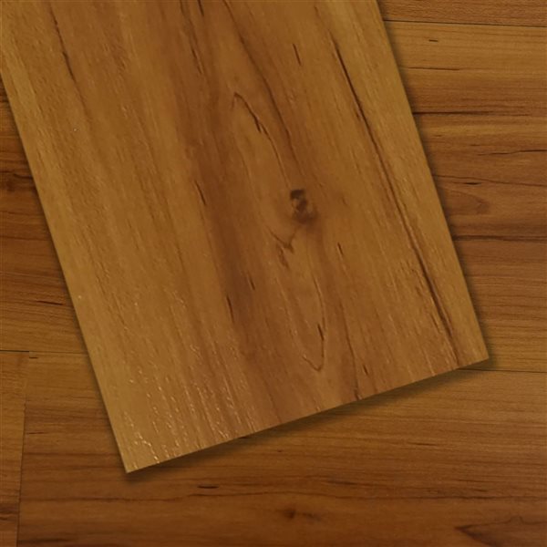 Dundee Deco Falkirk Fermoy II 6 W x 36-in L Golden Oak Peel-and-Stick Vinyl Planks - 36/Box