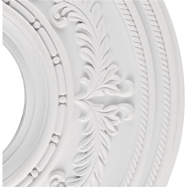 Westinghouse Berona 12-in White Polyurethane Ceiling Medallion