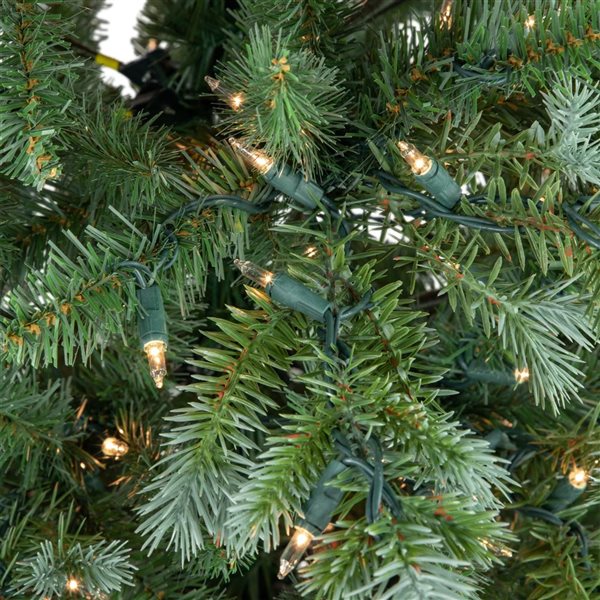 6-ft Pre-Lit Blue Spruce Artificial Christmas Tree  Clear Lights