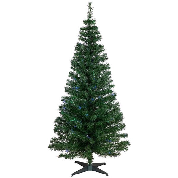 6-ft Multi-Color Fiber Optic Pine Christmas Tree