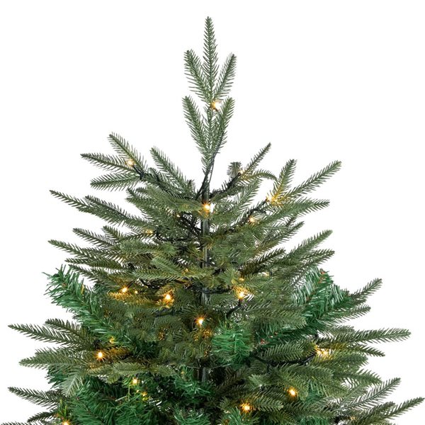 Real Touch(TM) Pre-Lit Full Hudson Fir Artificial Christmas Tree - 9-ft - Warm White LED