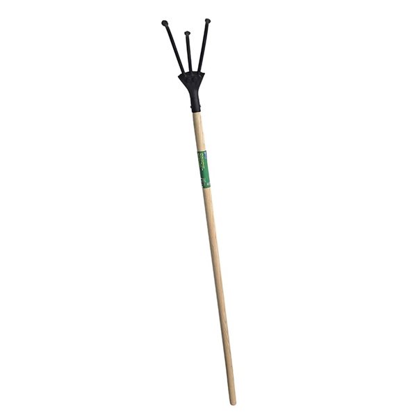 FARM-TUFF 48-in Hardwood Handle 3-Prong Garden Hand Cultivator