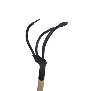 FARM-TUFF 48-in Hardwood Handle 3-Prong Garden Hand Cultivator