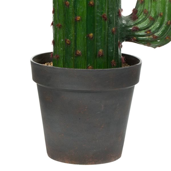 Vickerman 49-in Artificial Cactus In Black Pot