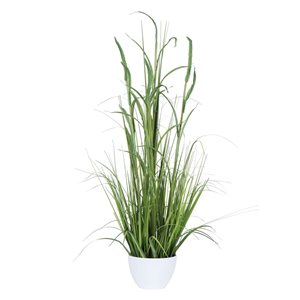 Vickerman 41-in Artificial Green Potted Bamboo and Grass