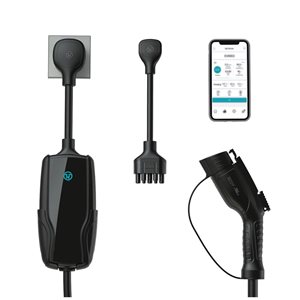 Pion Power Flex-AC Black 32A Level 2 Portable Smart Electric Vehicle Charger