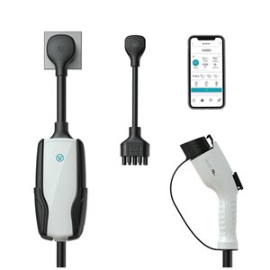 Pion Power Flex-AC White 40A Level 2 Portable Smart Electric Vehicle Charger