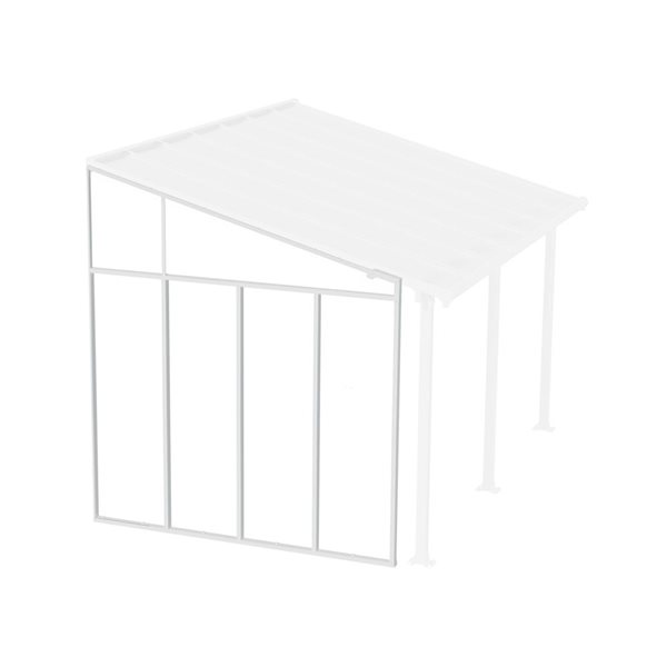 Canopia White Polycarbonate Patio Cover Sidewall