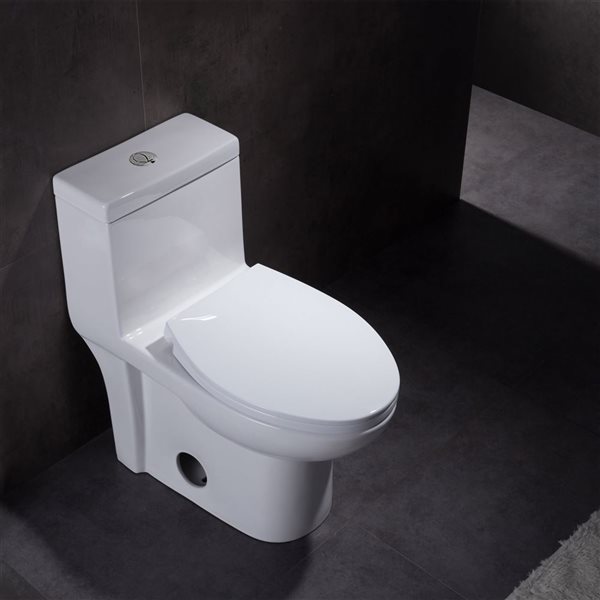 One Piece Toilet Hilton in White - Dual Flush - 4/6Lpf 1.1/1.6 Gpf