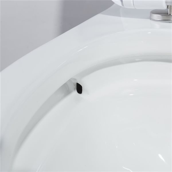 One Piece Toilet Malaga in White - Dual Flush - HTD Flushing Machine