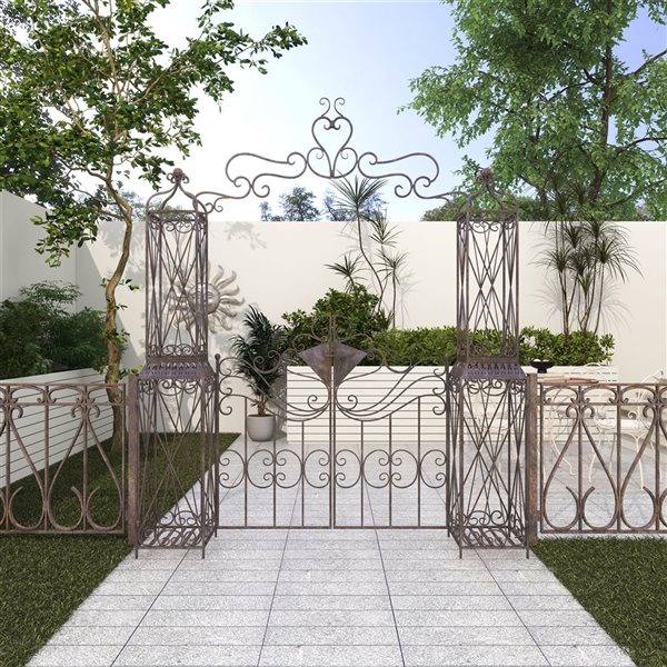 Indoor iron gate best sale