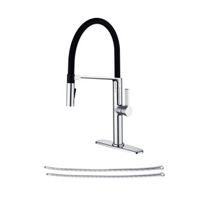 Rainlex 1-Handle Chrome Magnetic Pull Out Touch Kitchen Faucet