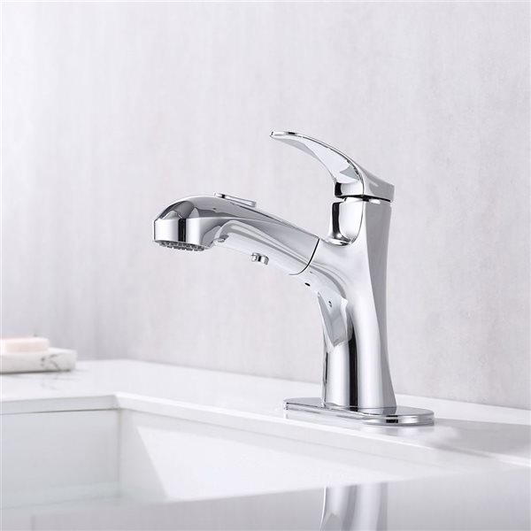 Rainlex 1-Handle Chrome Vessel Sink Bathroom Faucet