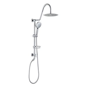 Rainlex Chrome Single-Handle Complete Shower System with Handshower