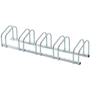 Soozier 57.1 L x 13 W x 10.6-in H 5-Bike Steel Storage Rack