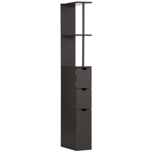 HOMCOM 53.5-in Slim Bathroom Storage Cabinet