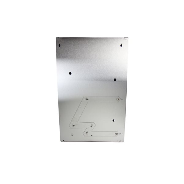 Retail Dispenser of Free Tampon and Sanitary Napkins with Push Button - Stainless Steel
