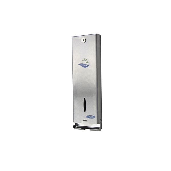 Retail Dispenser of Free Sanitary Tampons - Stainless Steel