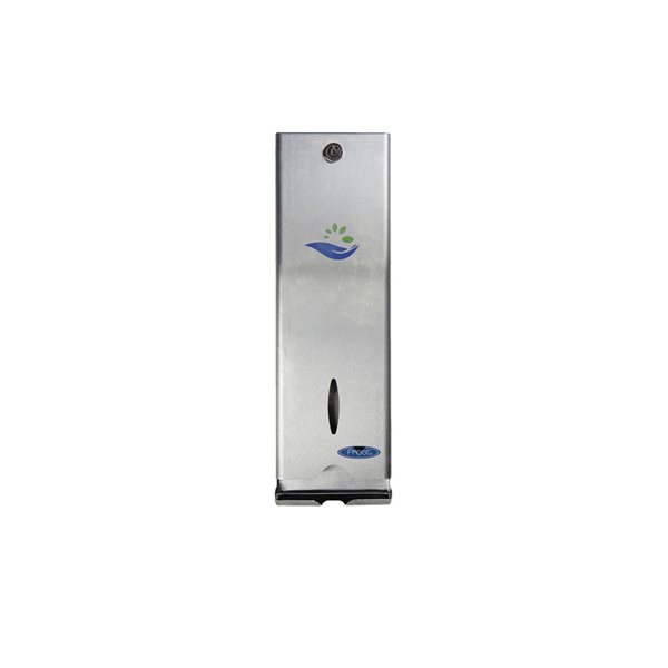 Retail Dispenser of Free Sanitary Tampons - Stainless Steel