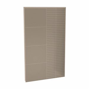 Maax Utile 48-in Erosion Taupe Composite Direct-to-Stud Back Wall