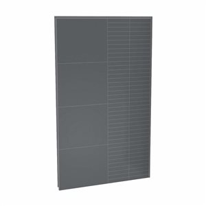 Maax Utile 48-in Erosion Charcoal Composite Direct-to-Stud Back Wall