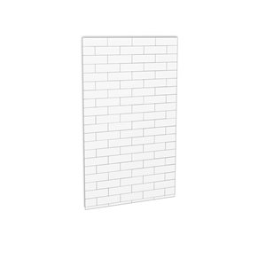 Maax Utile 48-in Metro Tux Composite Direct-to-Stud Back Wall