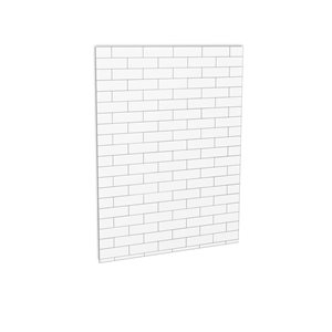 Maax Utile 60-in Metro Tux Composite Direct-to-Stud Back Wall