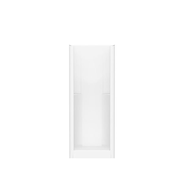 Maax Jasmin Sleek DI 30 x 32 White Acrylic Alcove Center Drain One-Piece Shower