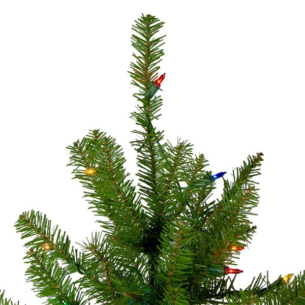 Northlight 6.5-ft Pre-Lit Northern Pine Full Artificial Christmas Tree with Multi-Color Lights