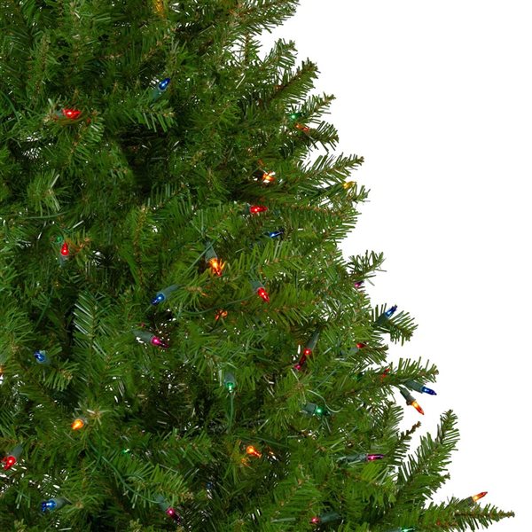 Northlight 6.5-ft Pre-Lit Northern Pine Full Artificial Christmas Tree with Multi-Color Lights