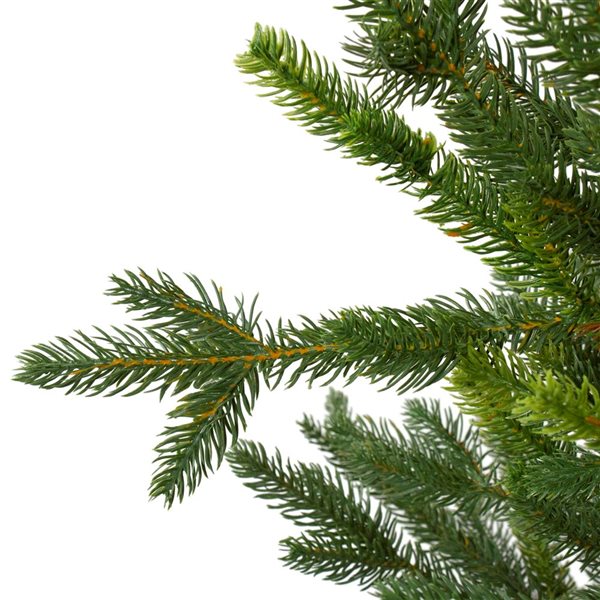 Northlight 6-ft Unlit Potted Noble Pine Slim Artificial Christmas Tree