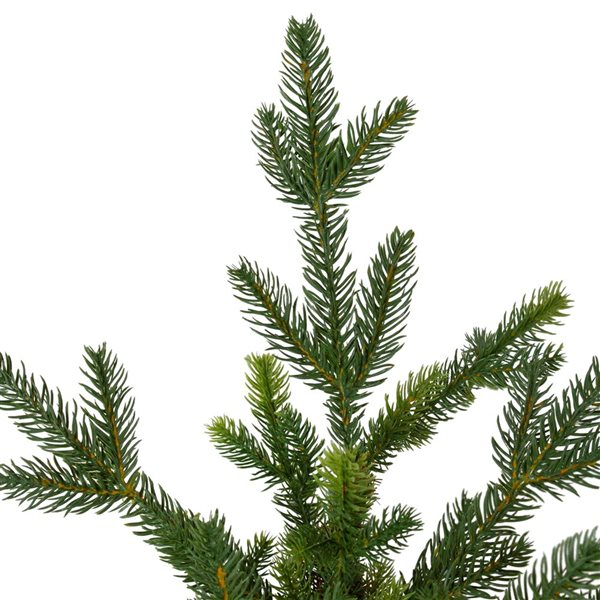 Northlight 6-ft Unlit Potted Noble Pine Slim Artificial Christmas Tree