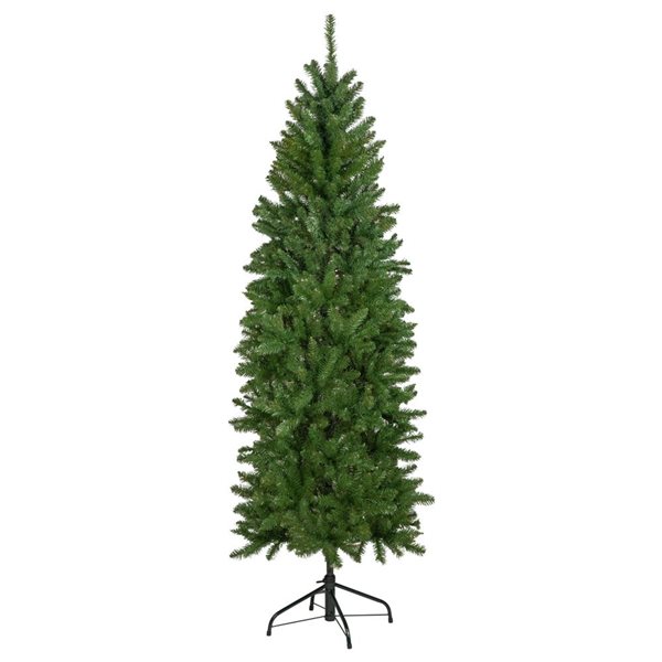 Northlight 7.5-ft Unlit Pencil White River Fir Artificial Christmas Tree